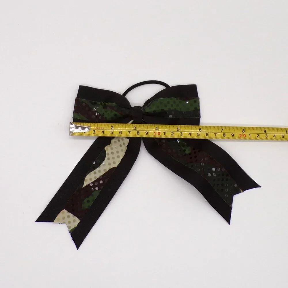 Cheer Hair Bow Lot Of 6 Girls Ribbon Bows Holiday Pageant Dance 7